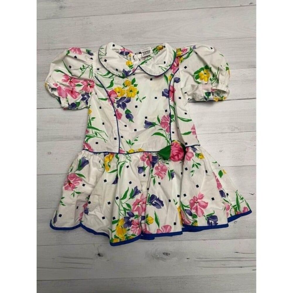Girls vintage floral dress size 3‎